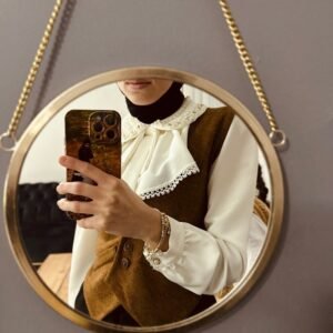 Bluza dresowa retro z nadrukiem